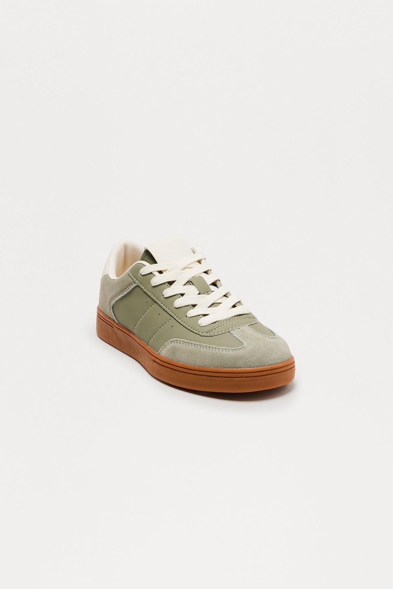 Chase Lace Up Sneakers - Mint Product Image