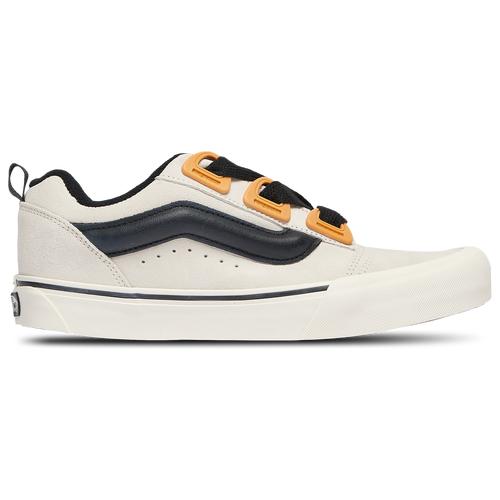 Vans Mens Vans Knu Skool - Mens Skate Shoes White/Yellow/Black Product Image