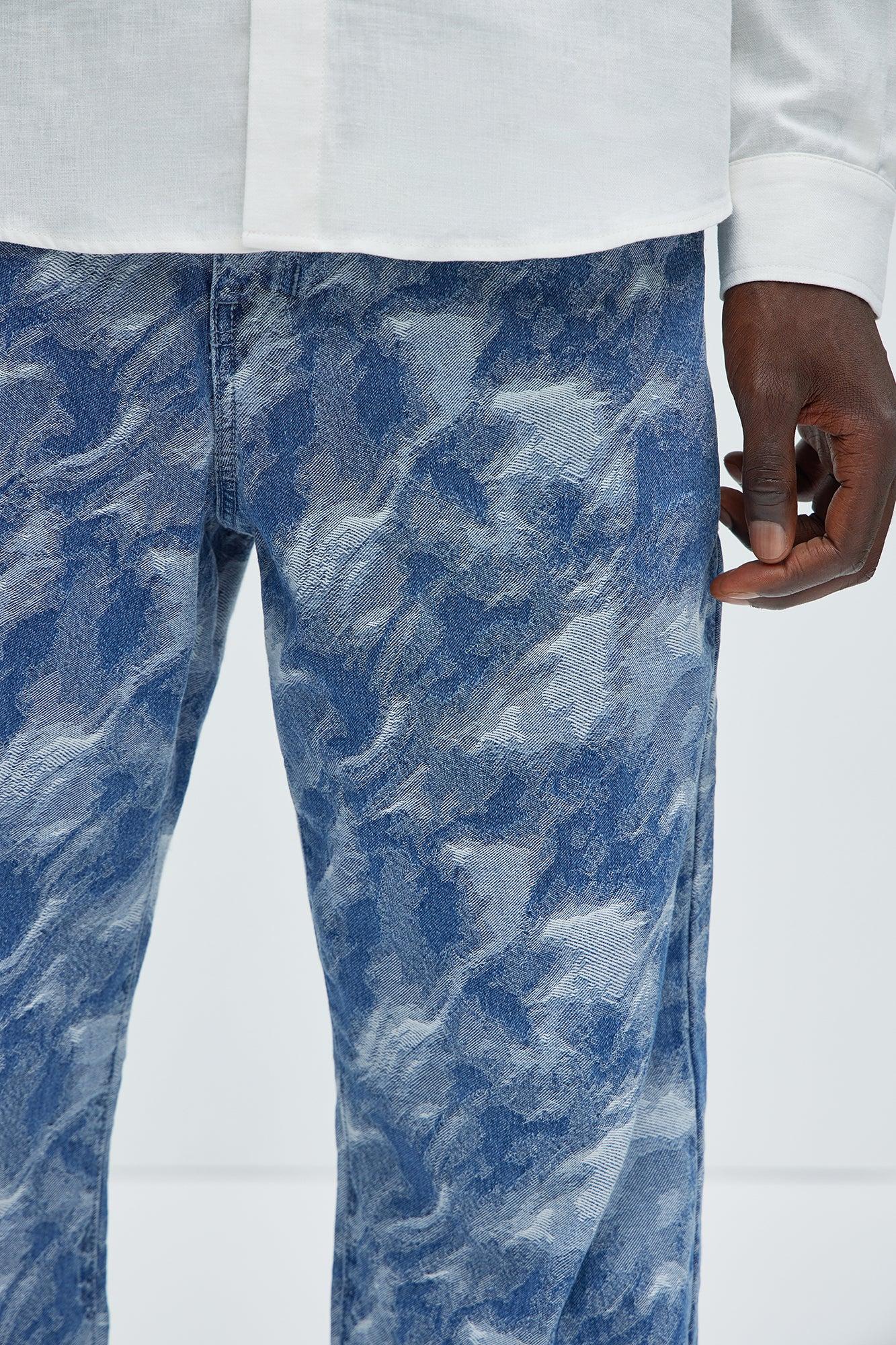 Murky Waters Straight Jeans - Medium Blue Wash Product Image