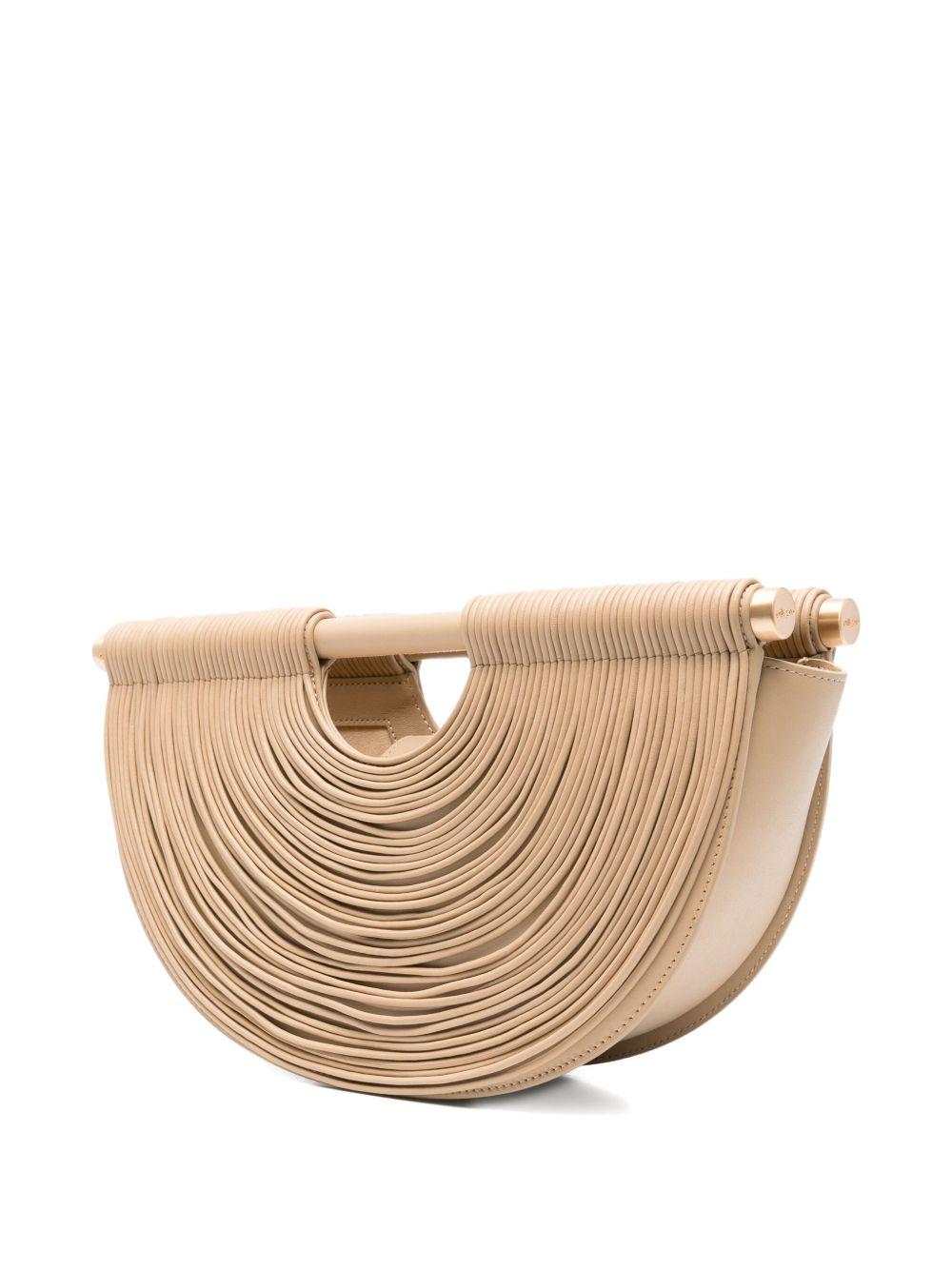 Lou pleated half-moon tote bag Product Image
