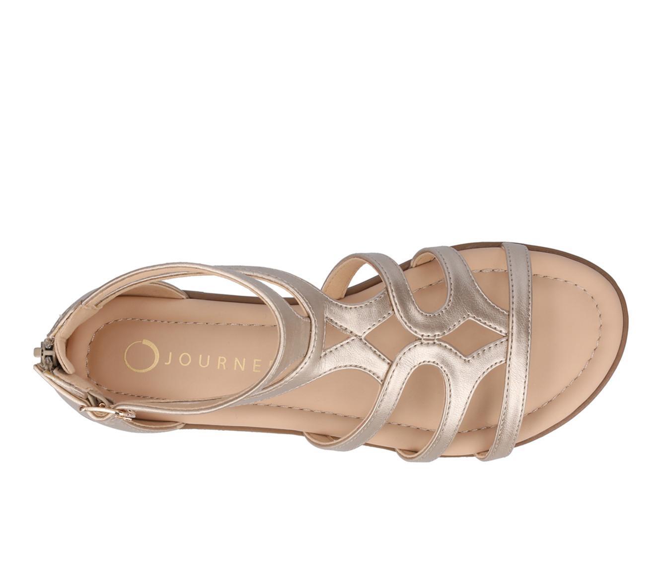 Women's Journee Collection Genneva Flat Sandals Product Image