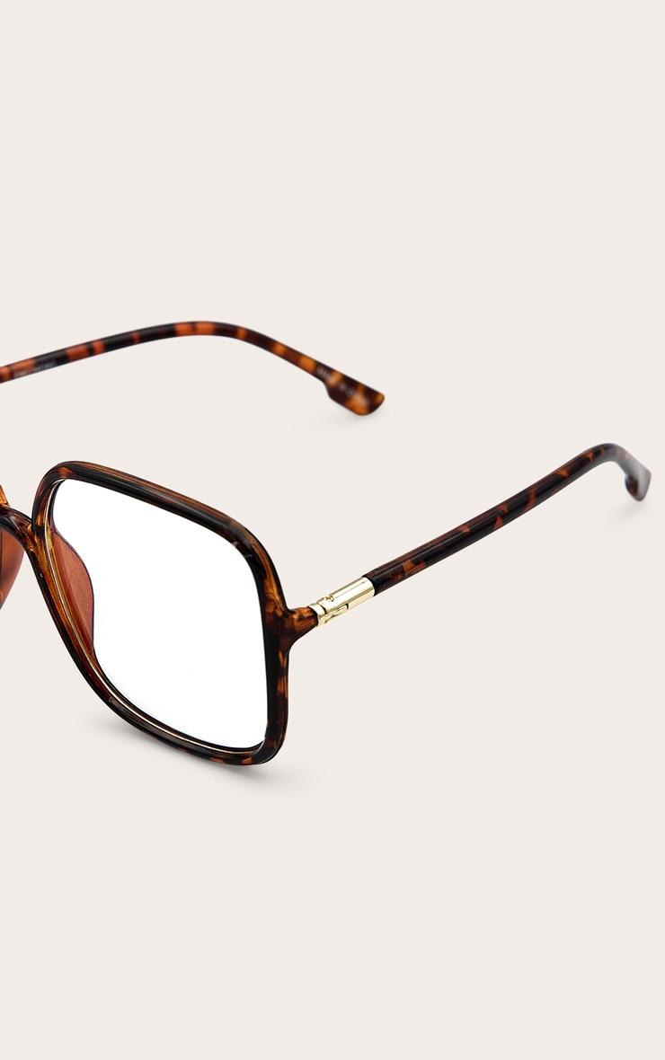 Tortoiseshell Oversized Frame Blue Light Readers Product Image