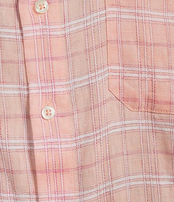 Tommy Bahama Big & Tall Barbados Breeze Playa Plaid Long Sleeve Woven Shirt Product Image