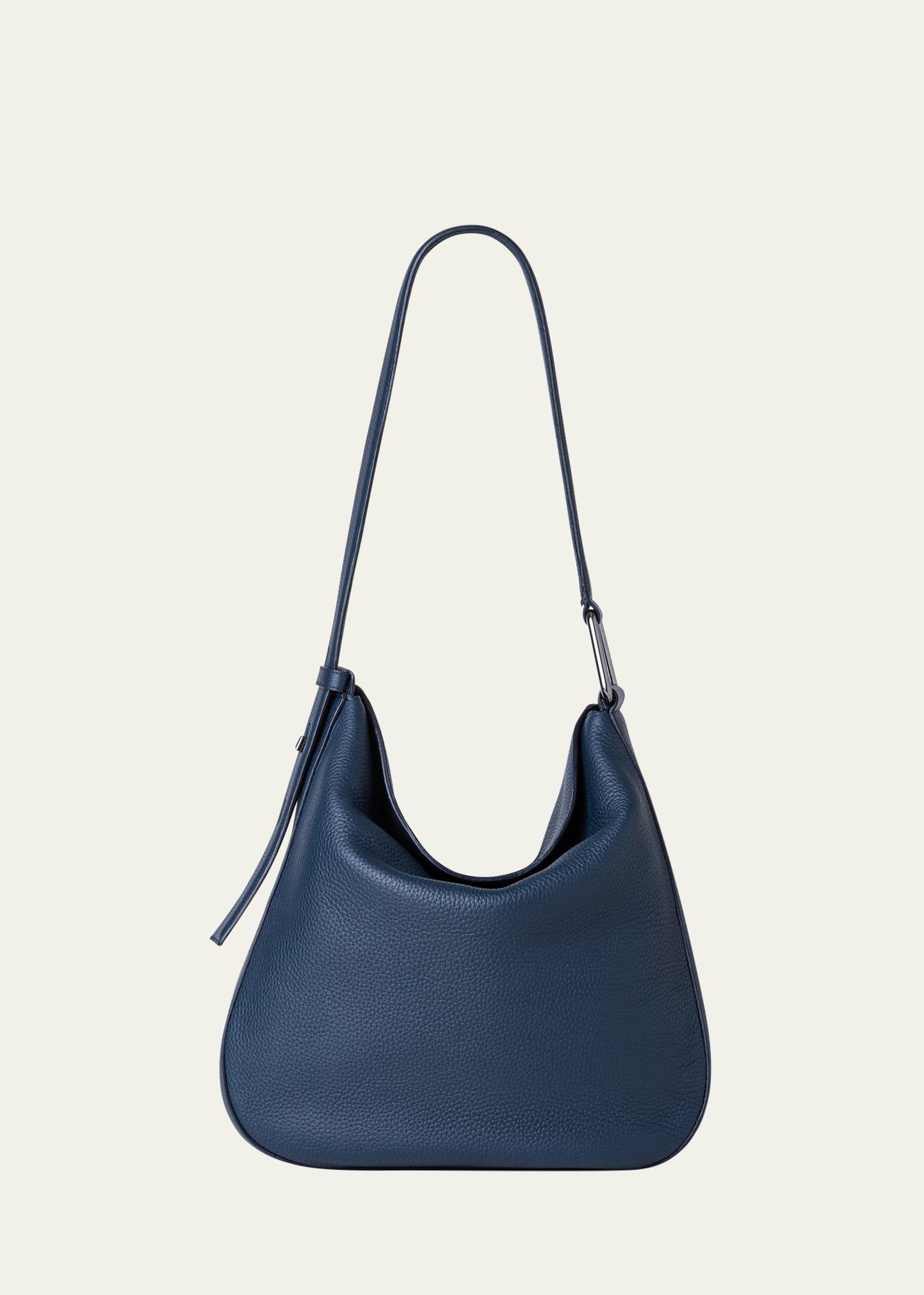 Womens Medium Anna Leather Hobo Bag Product Image