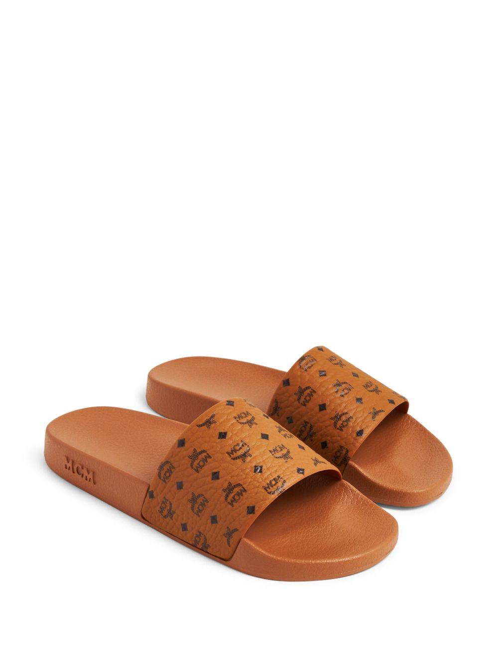logo-print moulded-footbed slides  Product Image