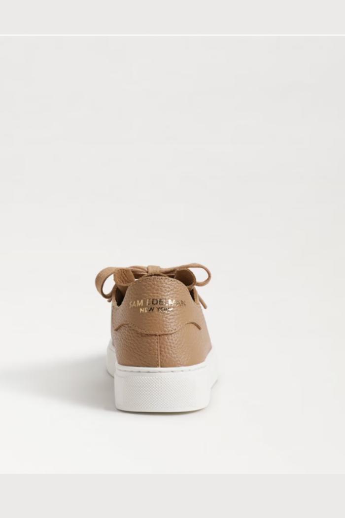 Poppy Lace Up Sneaker - Camel Leather Product Image