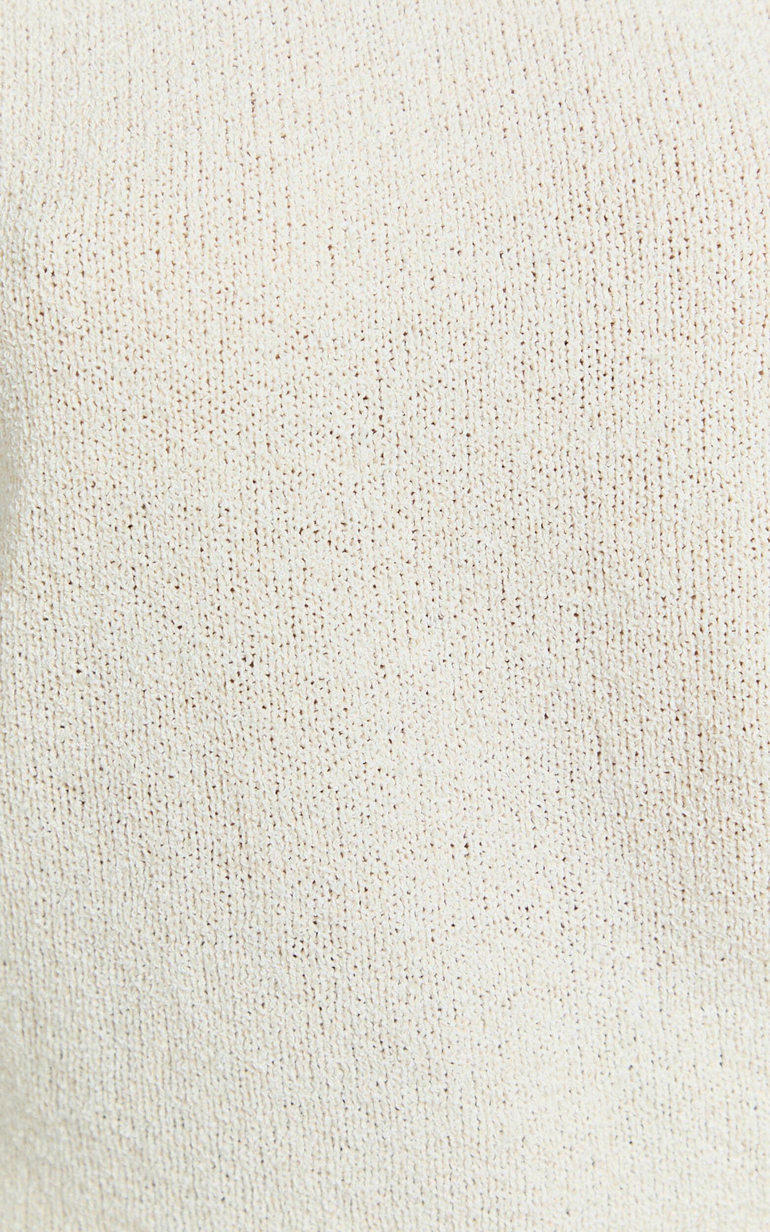 Marilou Top - Knit Off Shoulder Top in Cream Product Image