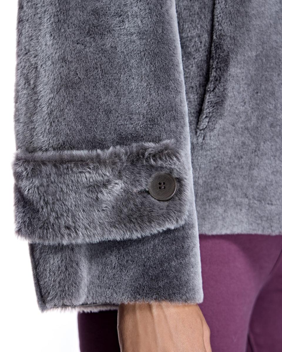 REVERSIBLE SHEARLING LAMB JACKET Product Image