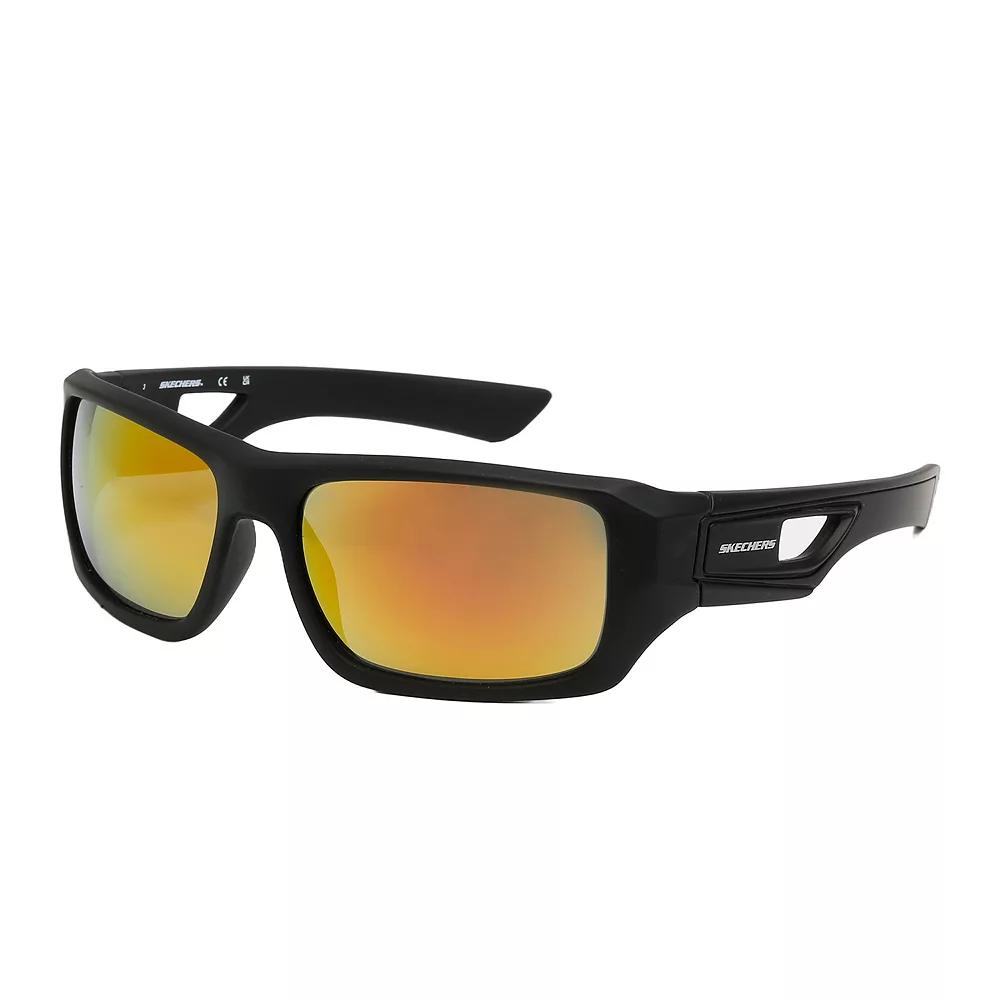 Men's Skechers® Shield 59mm Sunglasses, Black Product Image