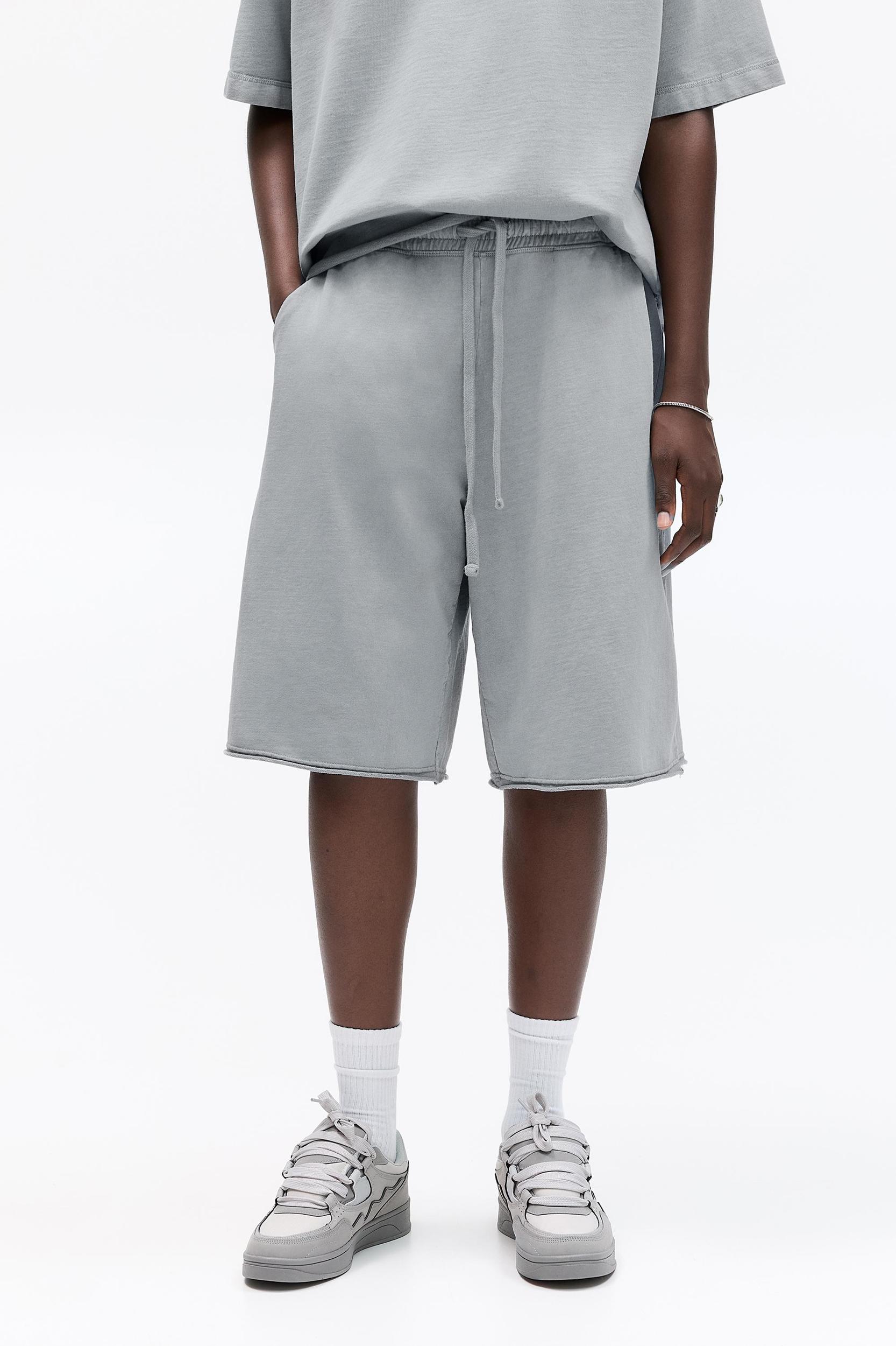 Baggy Bermuda sweat shorts Product Image