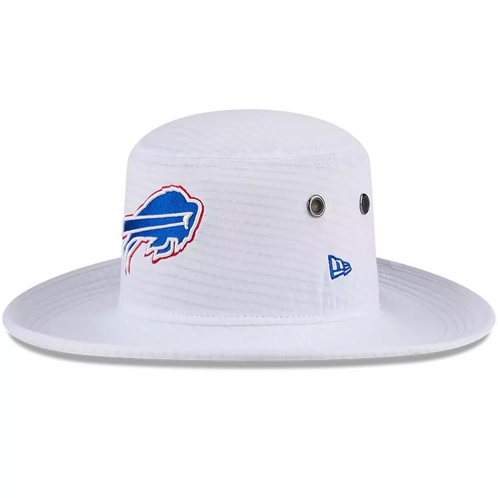Men's New Era White Buffalo Bills 2024 NFL Training Camp Panama Bucket Hat Product Image
