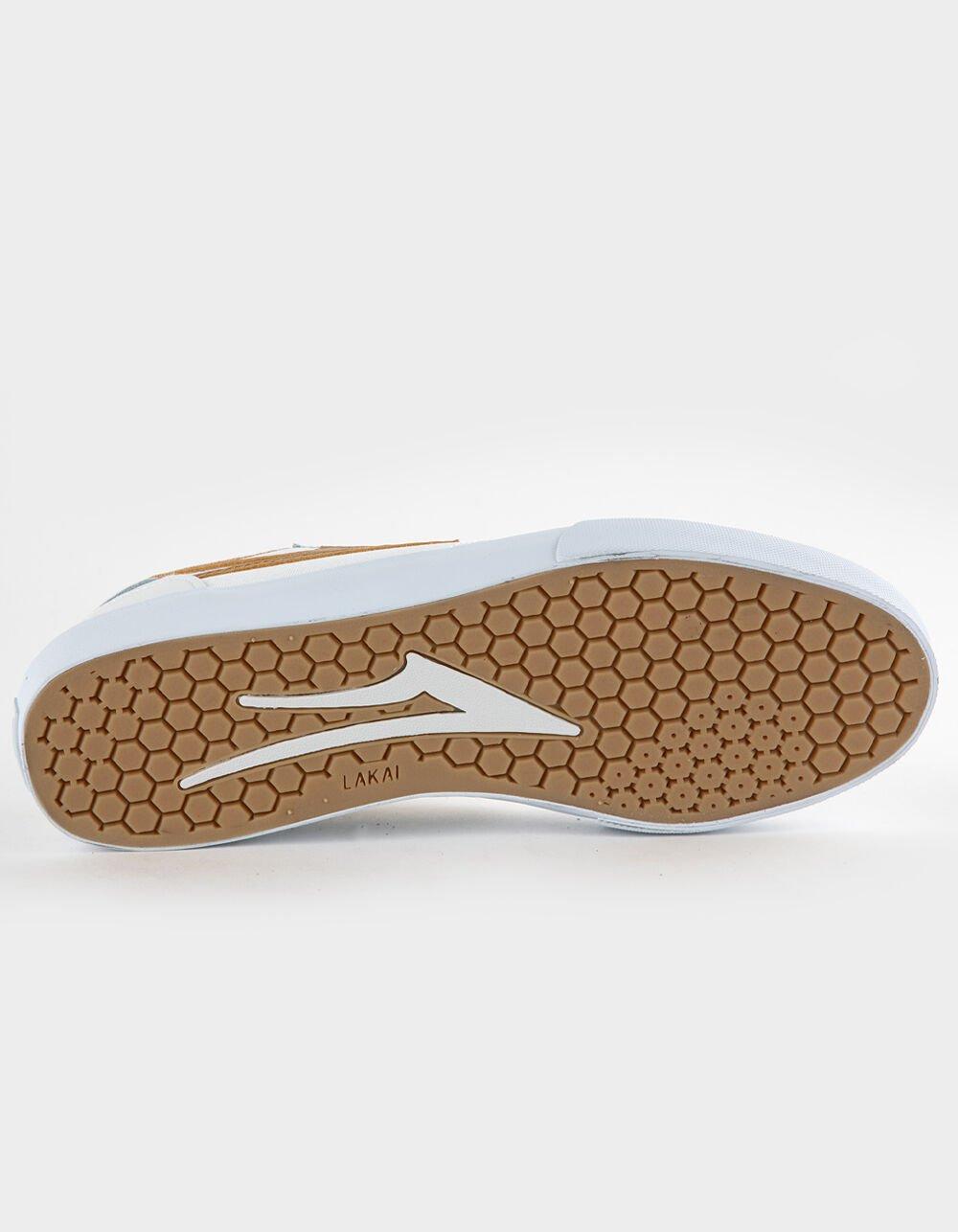 LAKAI Manchester Mens Shoes - WHT/KHAKI Product Image