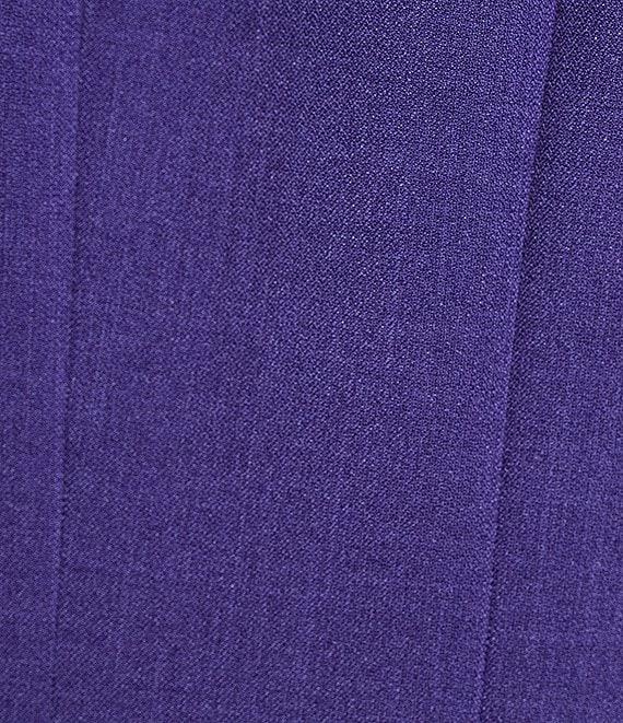 Kasper Crepe Panel Seamed One-Button Jacket Product Image