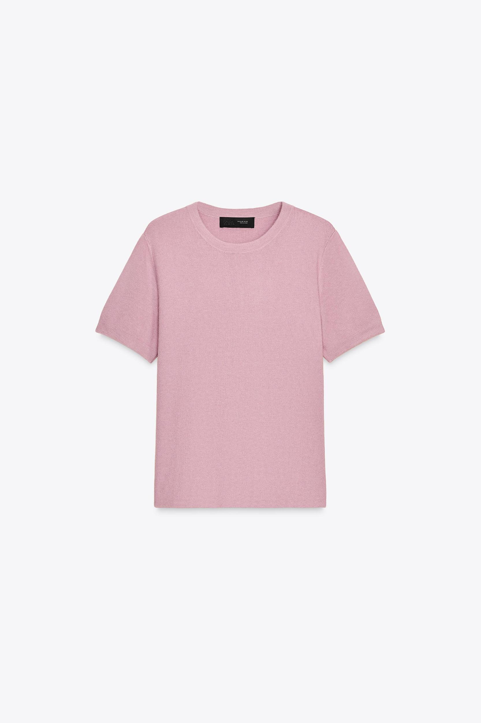 SHORT SLEEVE SOFT-TOUCH KNIT JUMPER Product Image