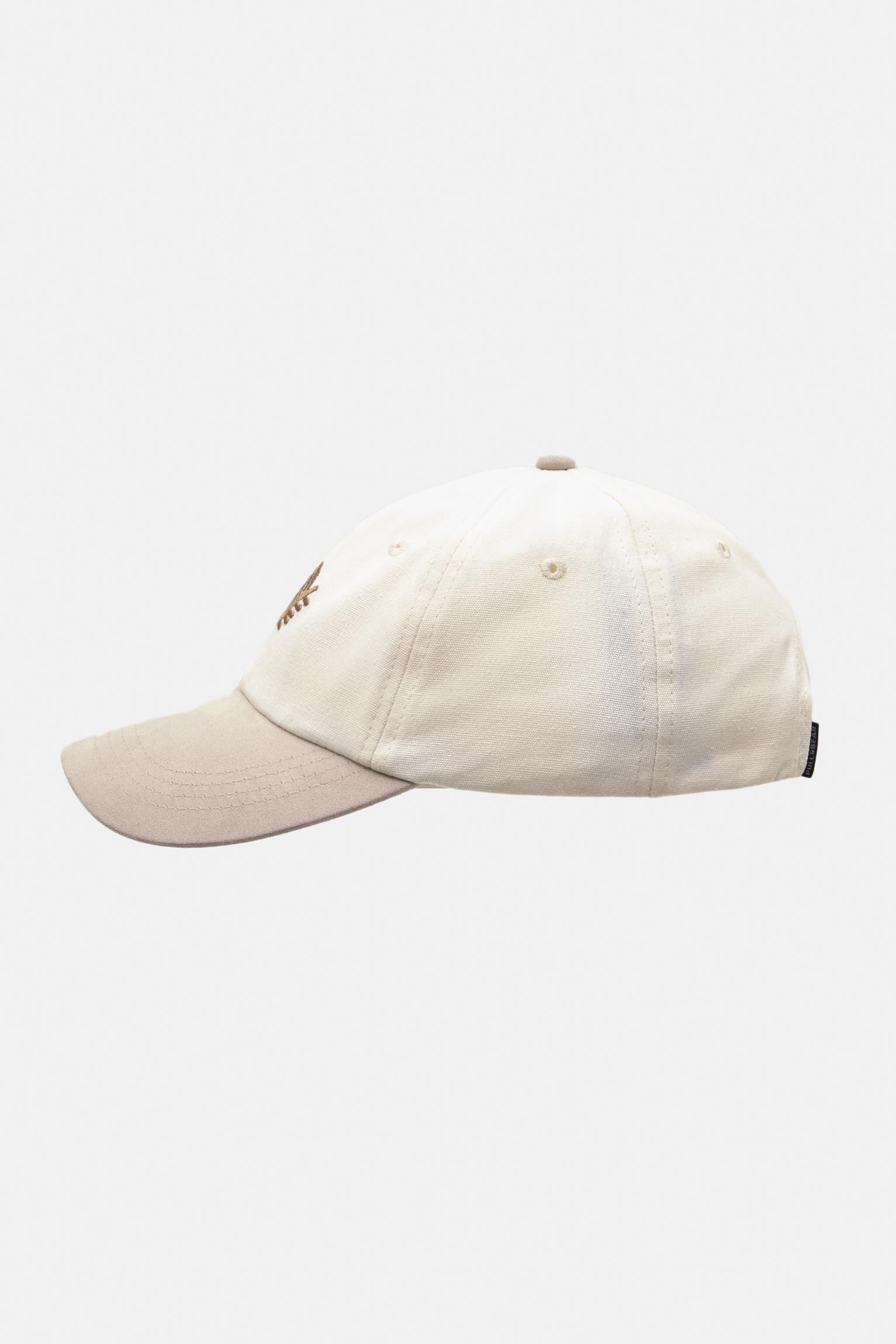 Cap with embroidered plants Product Image