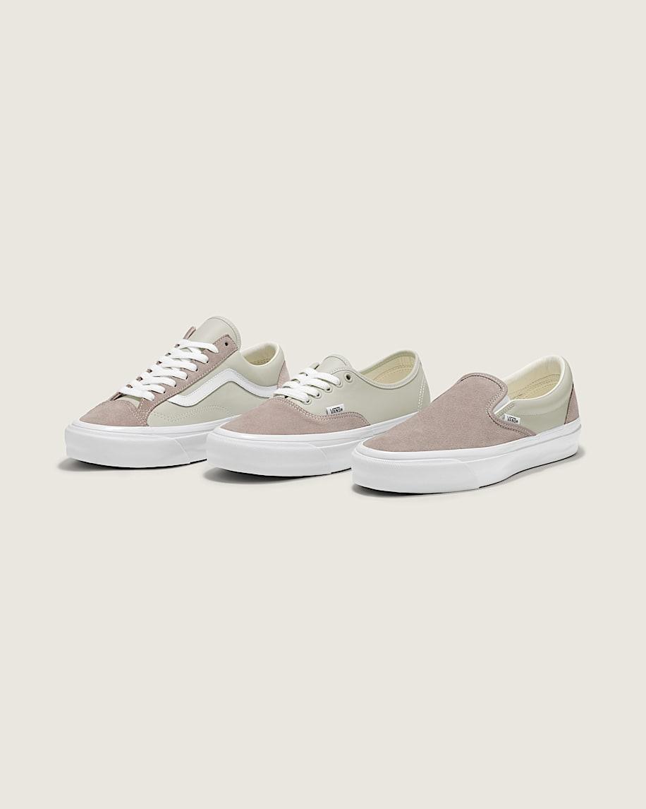 Premium Authentic Shoe in Atmosphere Grey / Beige| Vans US Product Image