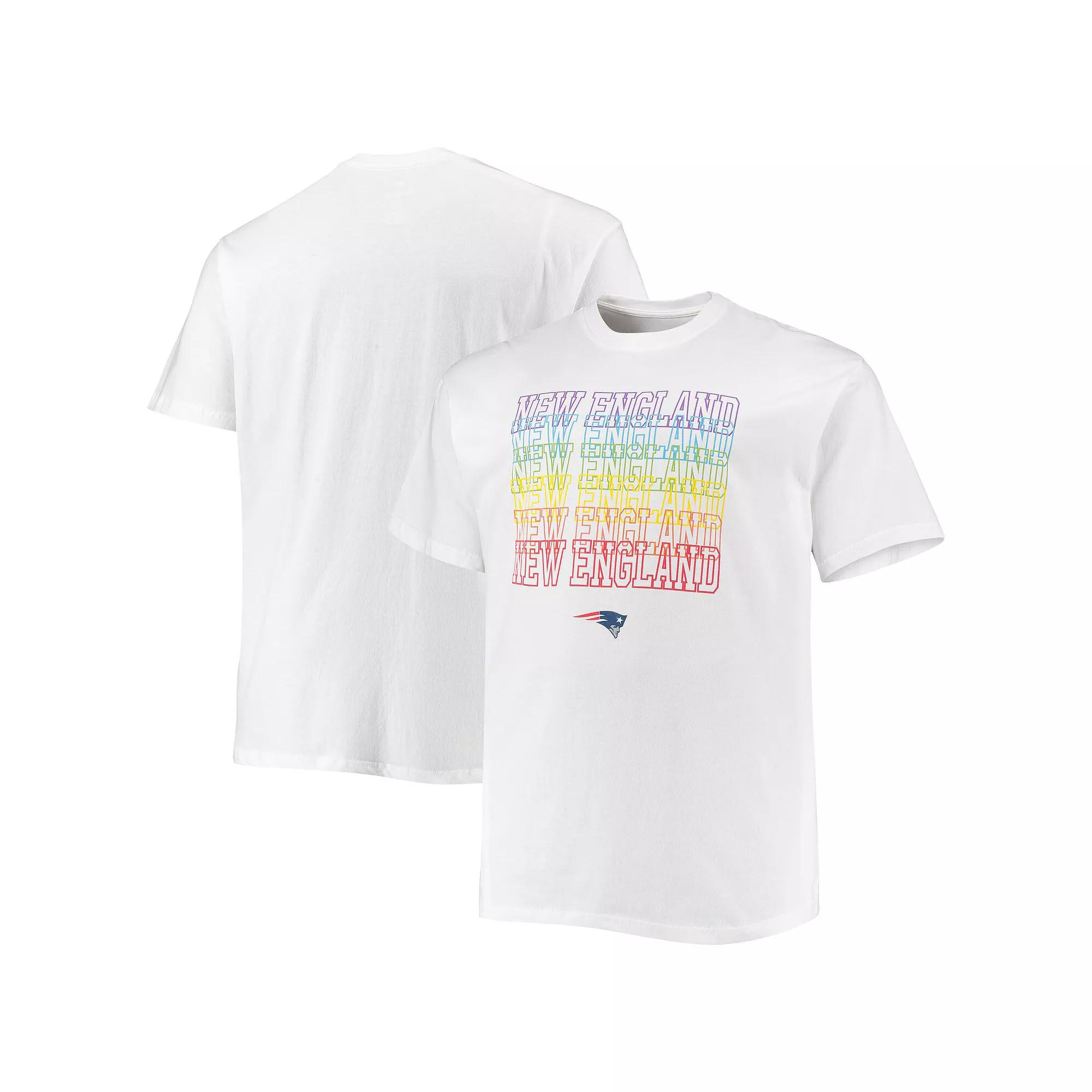 Men's Fanatics Branded White New England Patriots Big & Tall City Pride T-Shirt,  Product Image