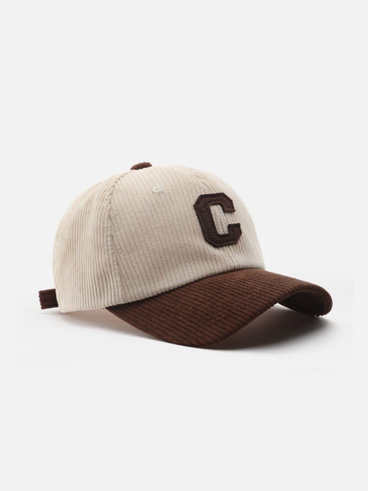 Letter C Patchwork Hat Product Image