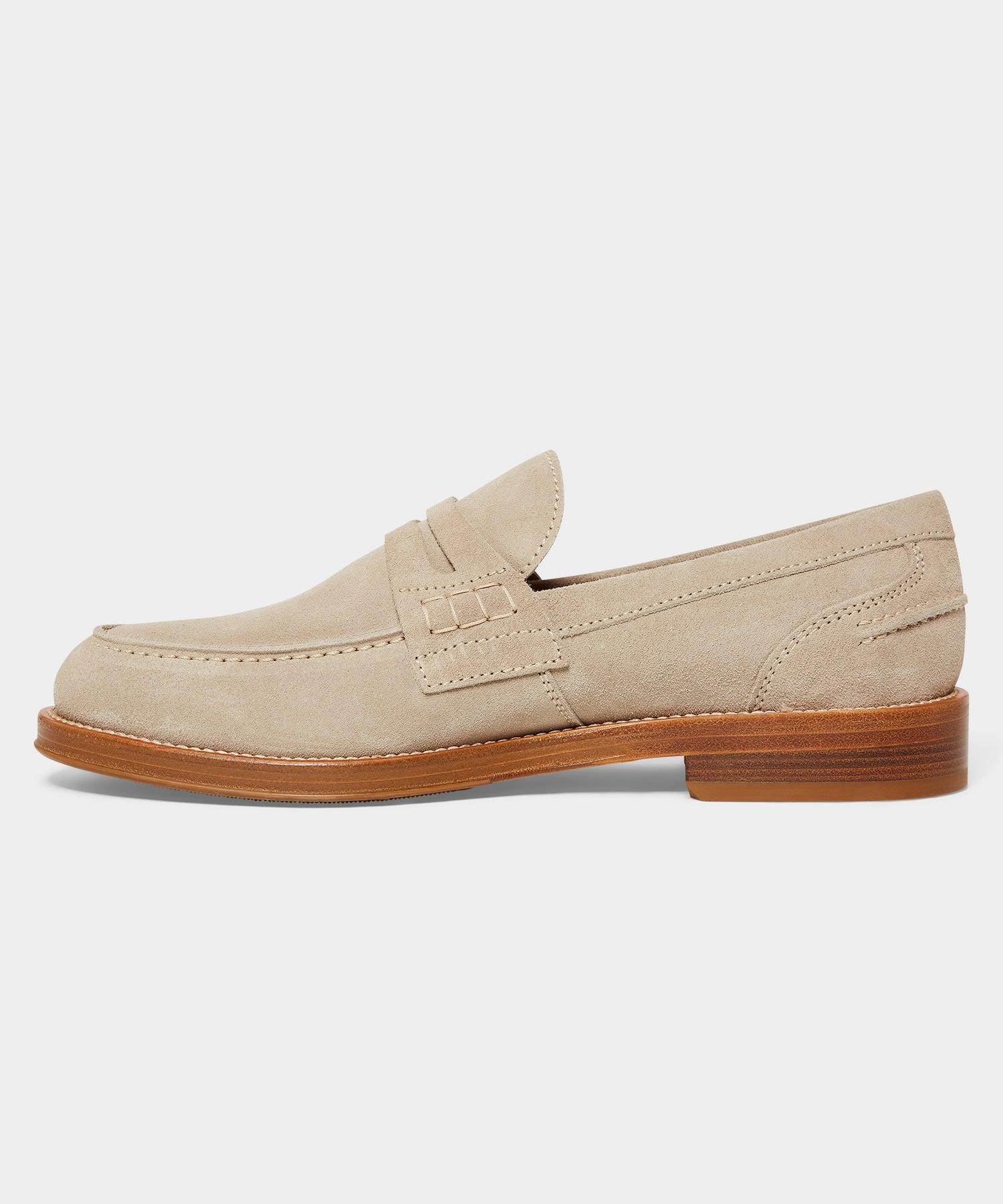 Italian Suede Penny Loafer Product Image
