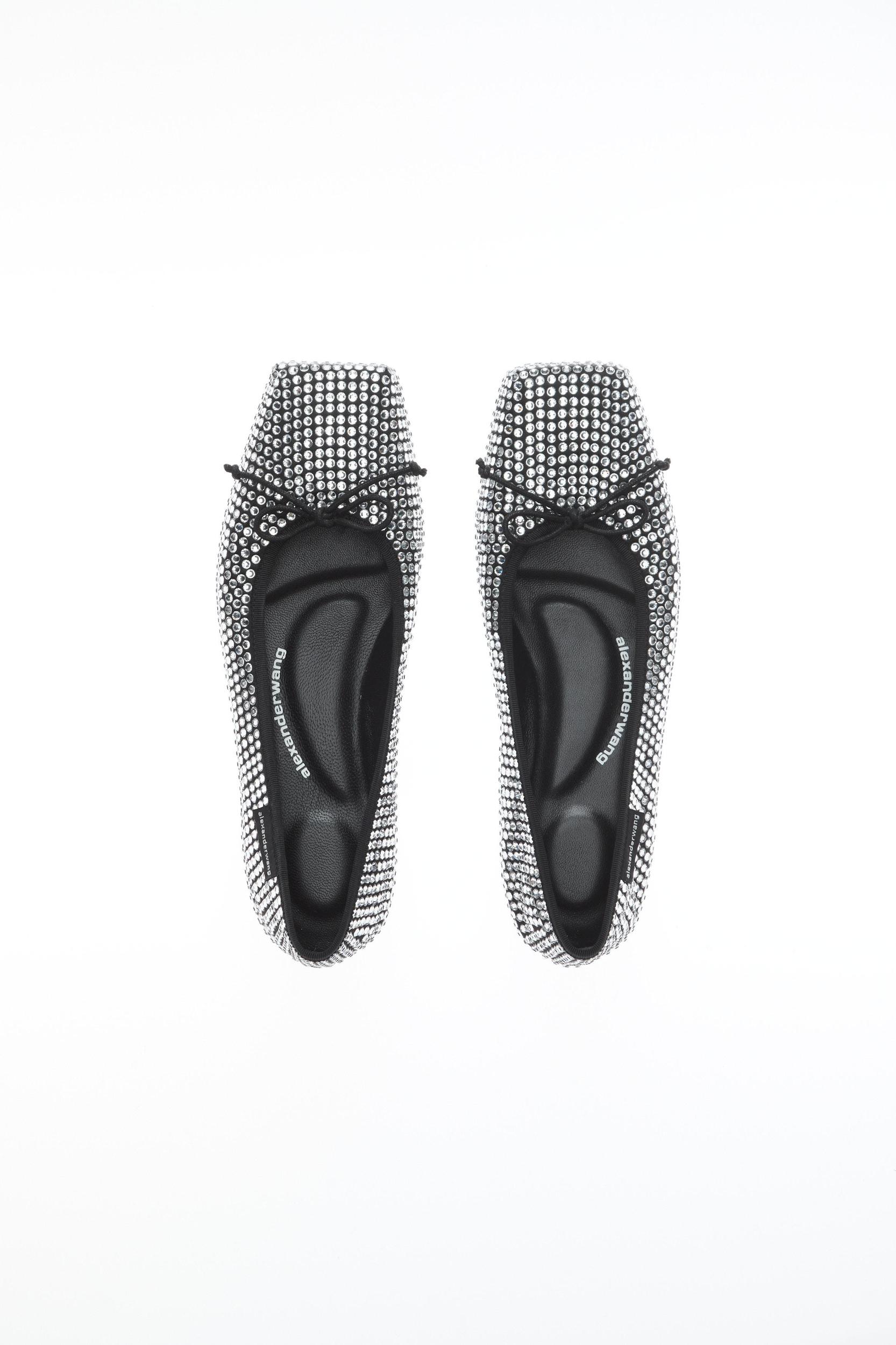 Billie Flat In Crystal Satin Product Image