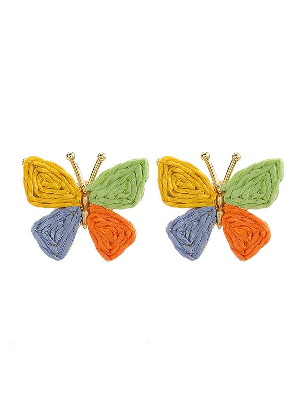 Butterfly Shape Drop Earrings Product Image