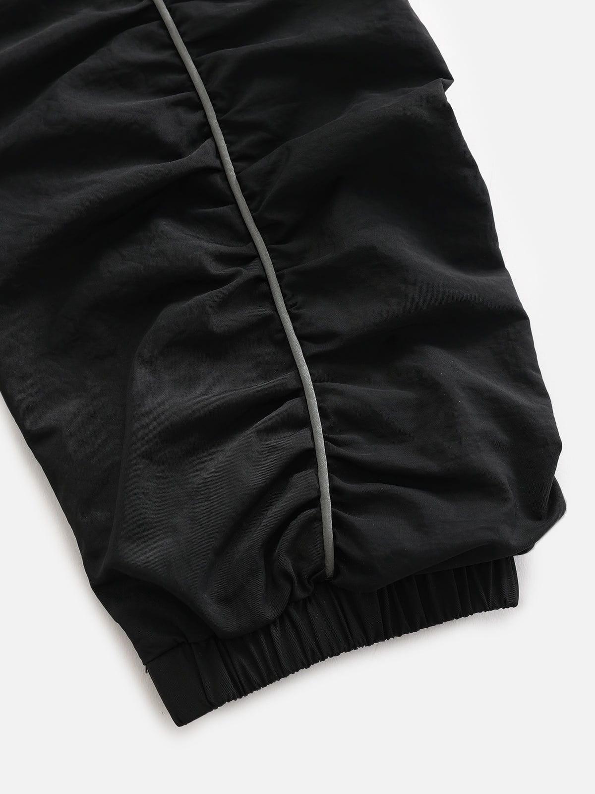 Aelfric Eden Patchwork Wrinkle Cropped Jacket Female Product Image