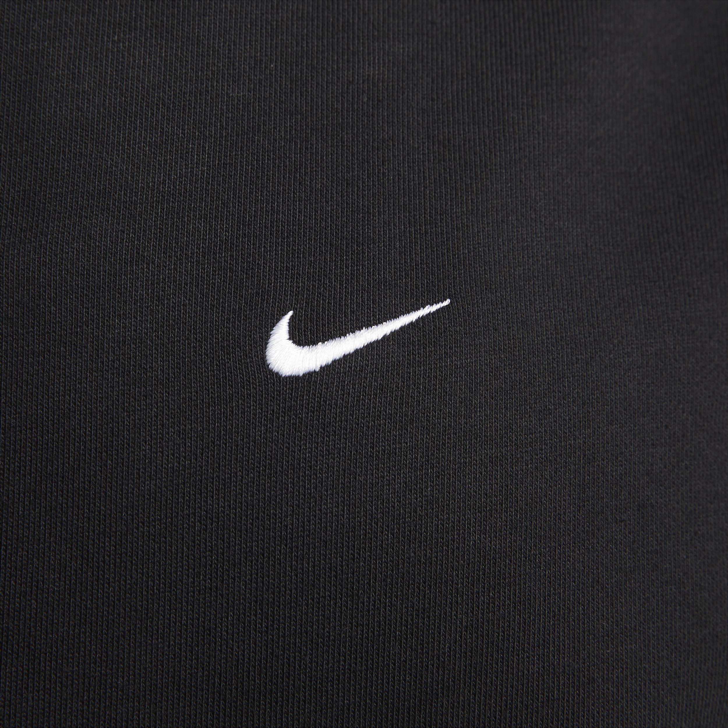 Nike Mens Solo Swoosh Fleece Pullover Hoodie | DX1355-010 Product Image