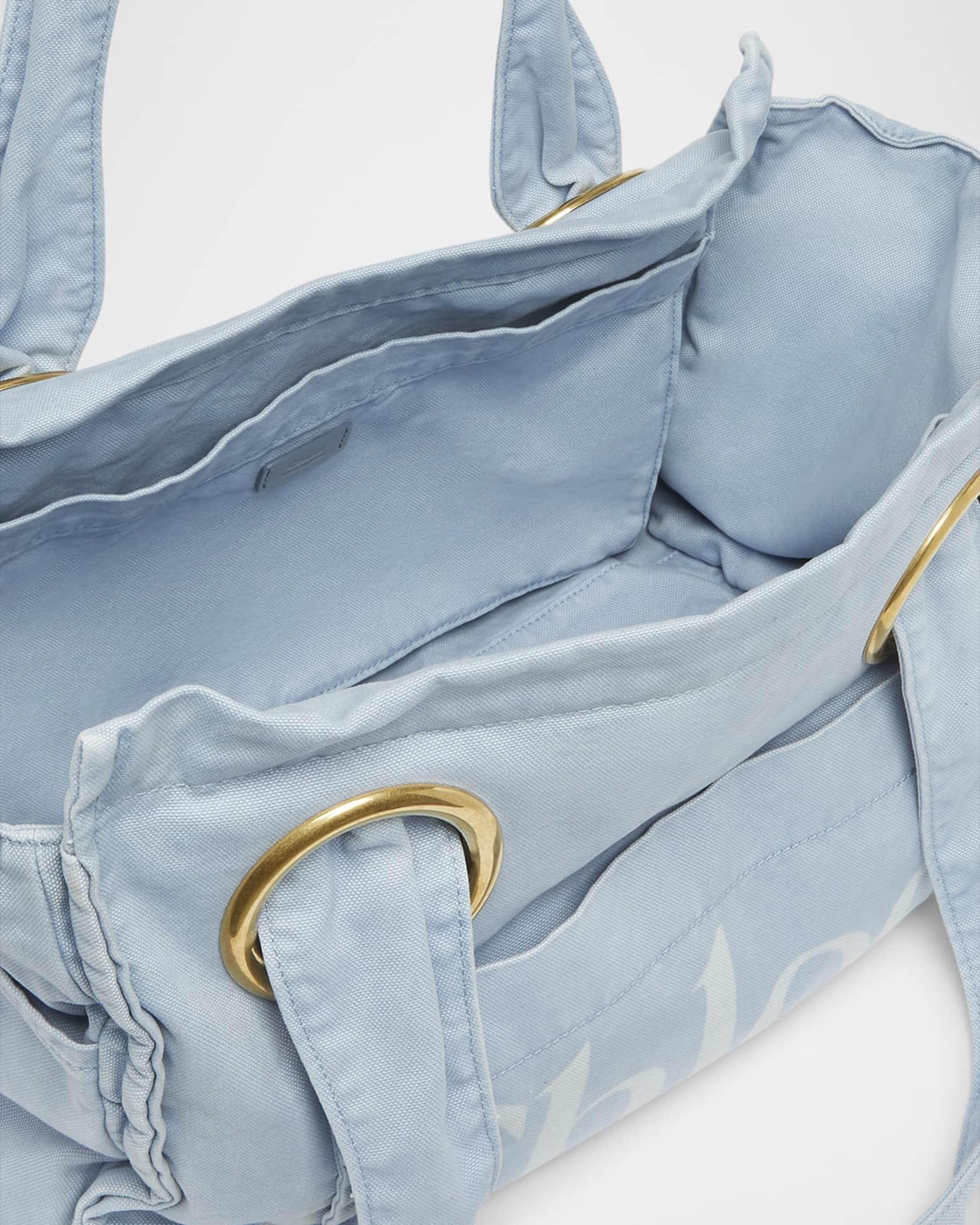 Plage Tote Bag in Washed Canvas  Product Image