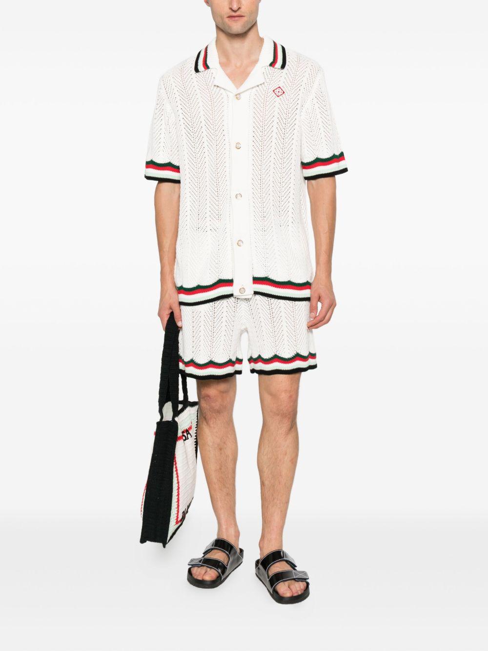 logo-embroidered shirt Product Image