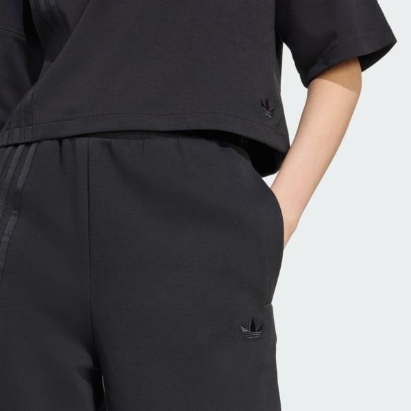 adidas Womens adidas Originals Off-Placed 3-Stripes Wide Pants - Womens Hi Res Blue Product Image