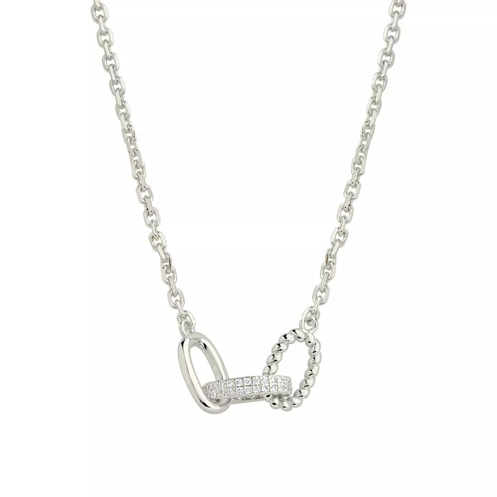 MC Collective Brass Journi Necklace, Women's, Size: 16", Silver Product Image