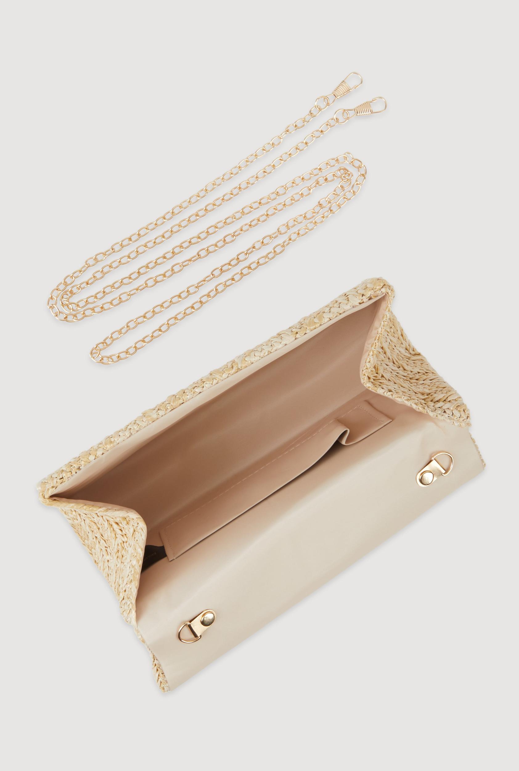 Top Handle Straw Handbag Female Product Image