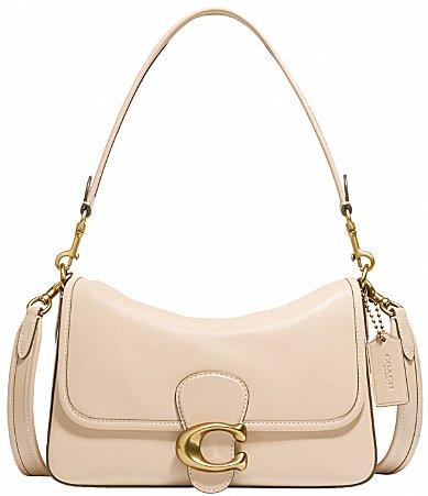 Womens Soft Tabby Calf Leather Shoulder Bag Product Image