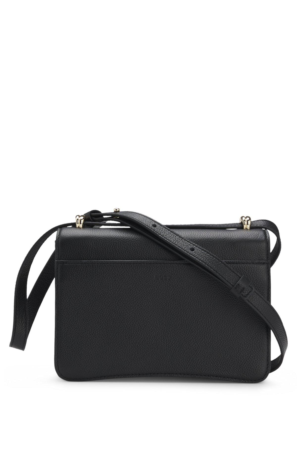 Leather crossbody bag with Double B monogram trim Product Image