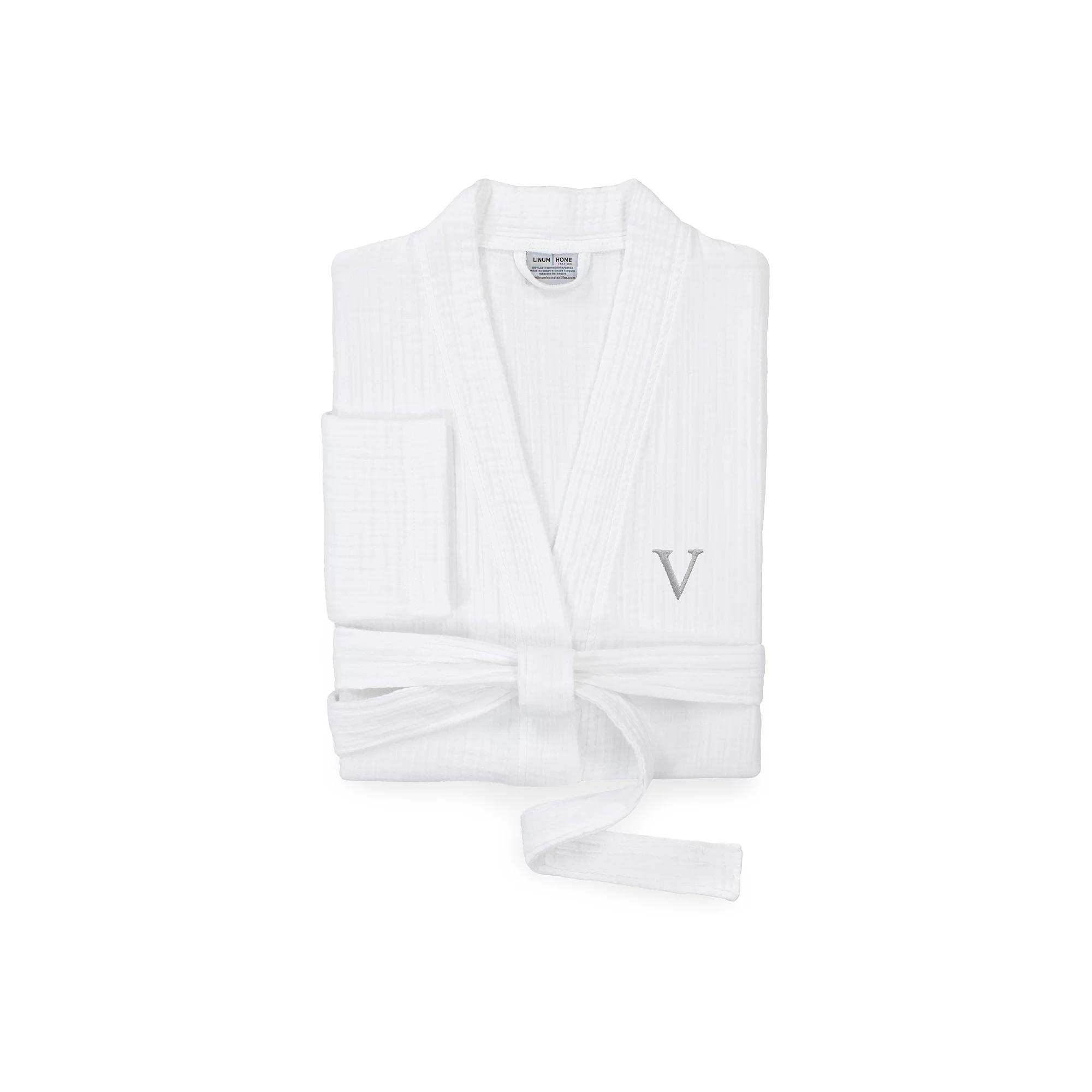 Linum Home Textiles Turkish Cotton Smyrna Personalized Luxury Robe, Womens Product Image