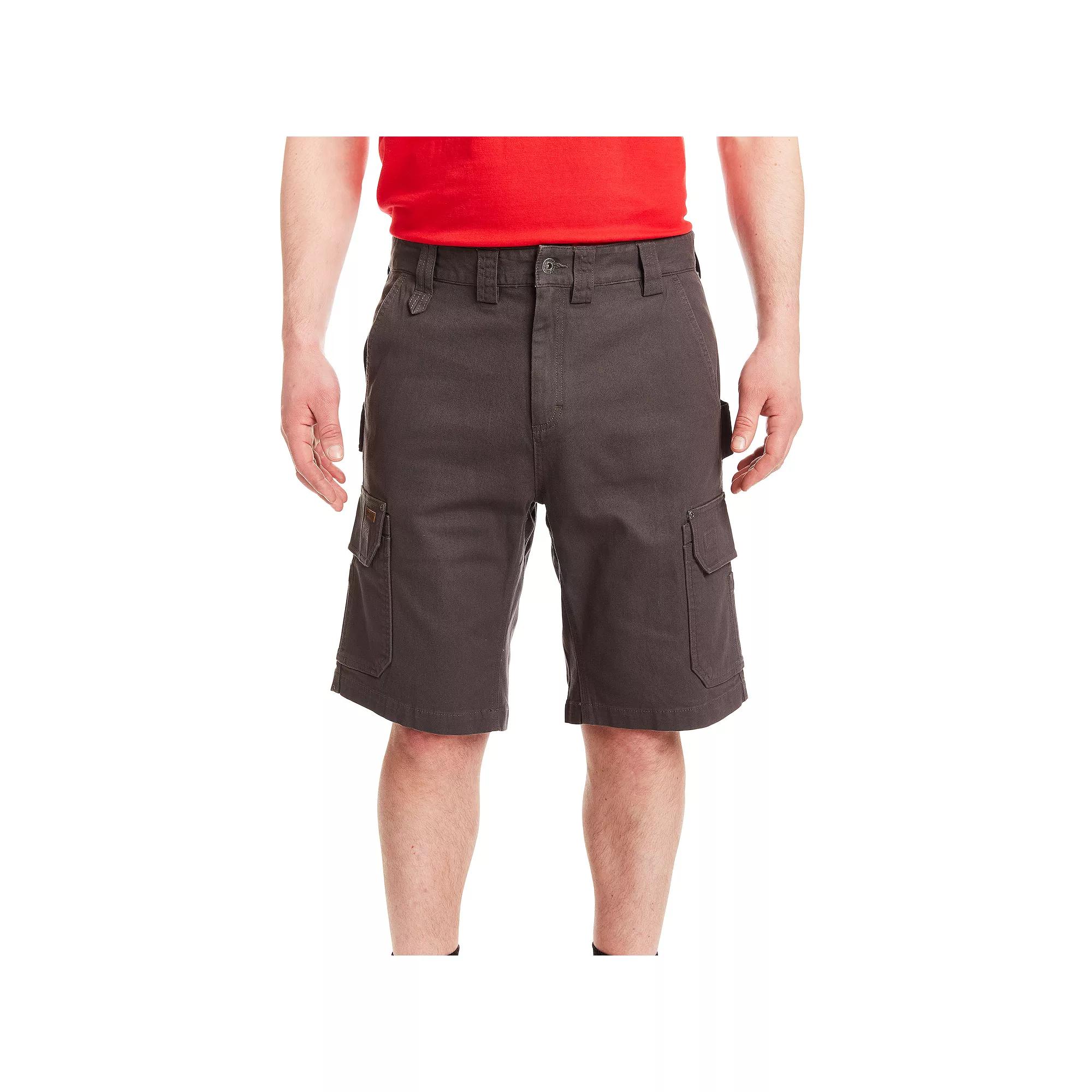 Men's Smith's Workwear 11-inch Relaxed-Fit Stretch Duck Canvas Cargo Shorts,  Product Image