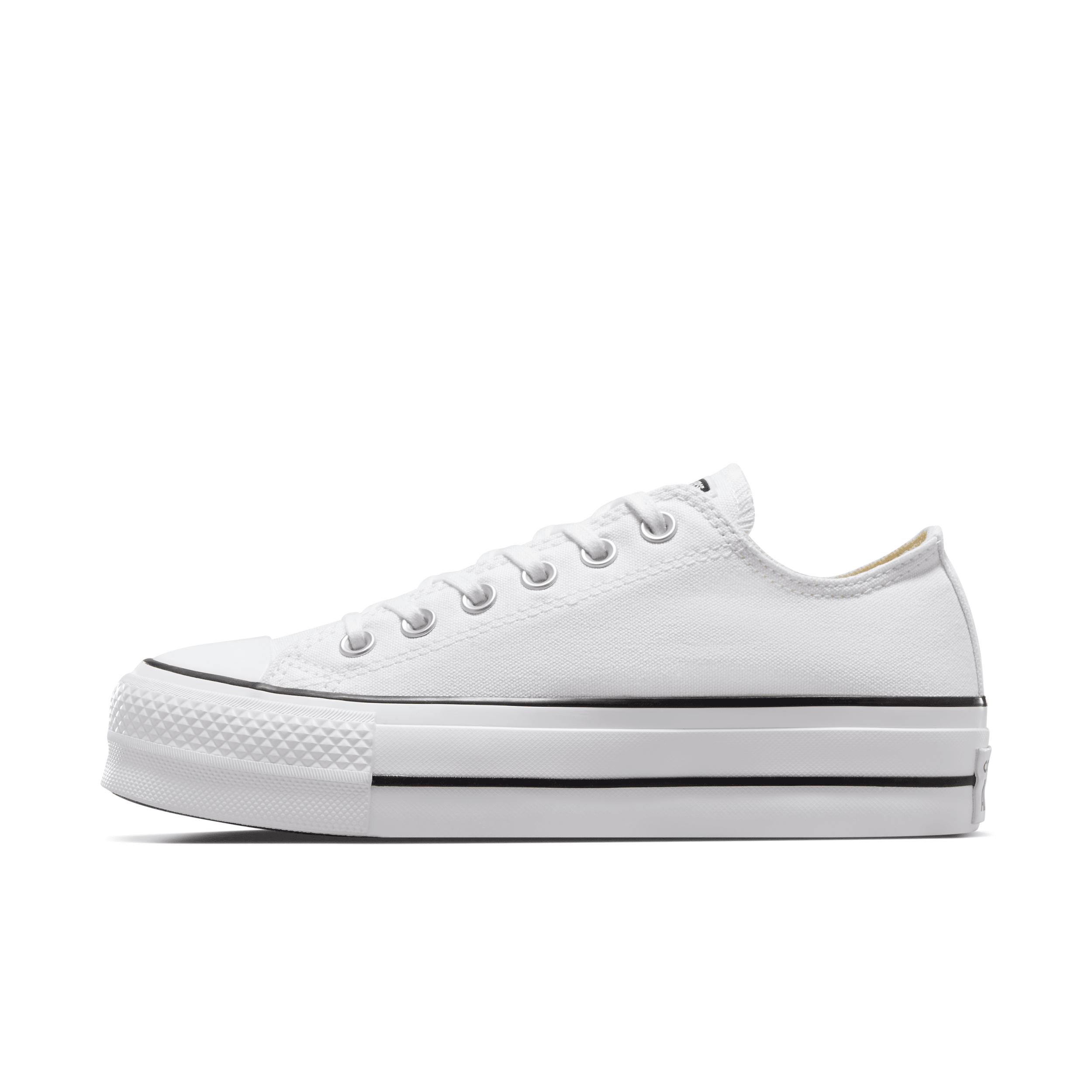 Converse Womens Converse All Star Platform Low Top - Womens Shoes Black/White Product Image