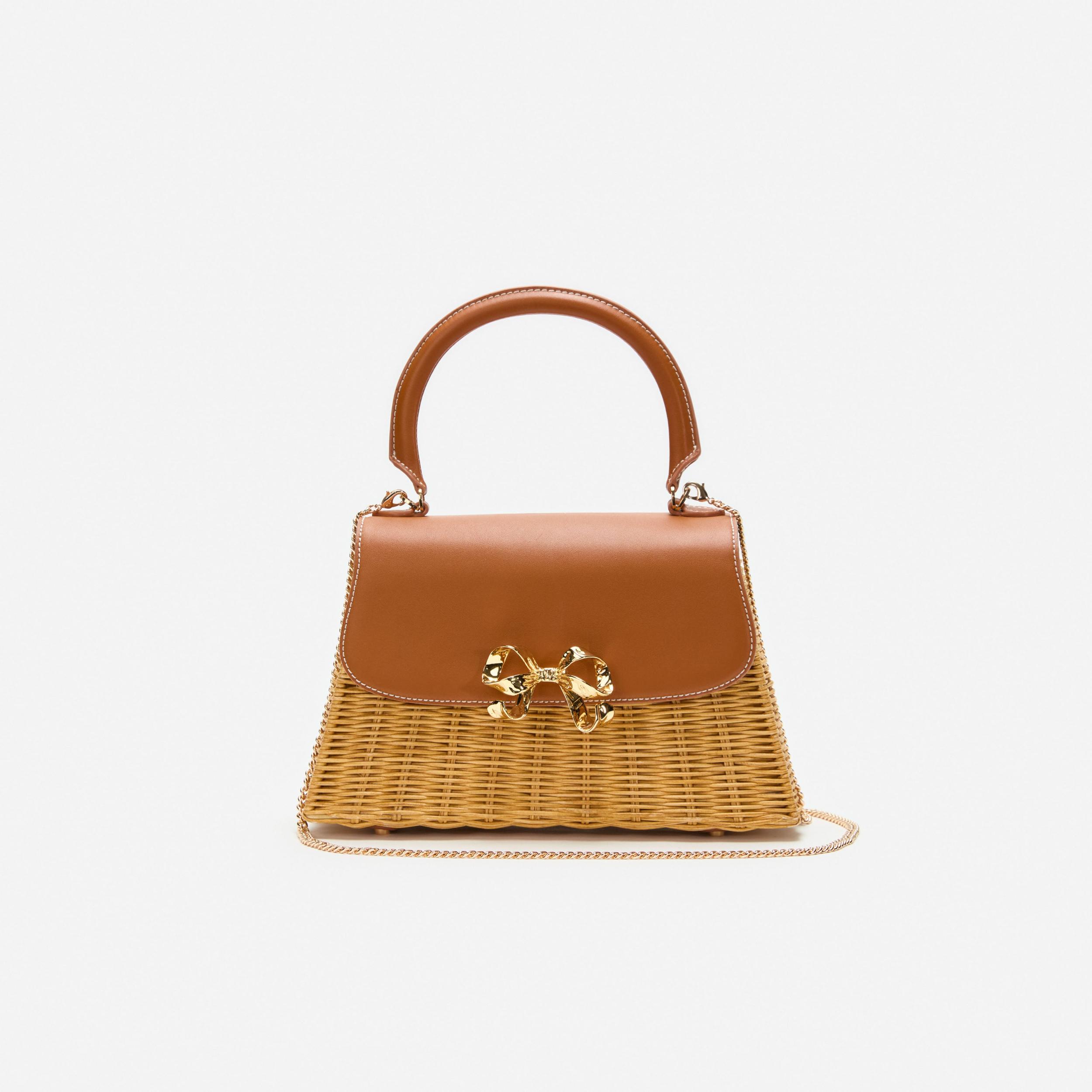 Rattan Mini Bow Bag Product Image