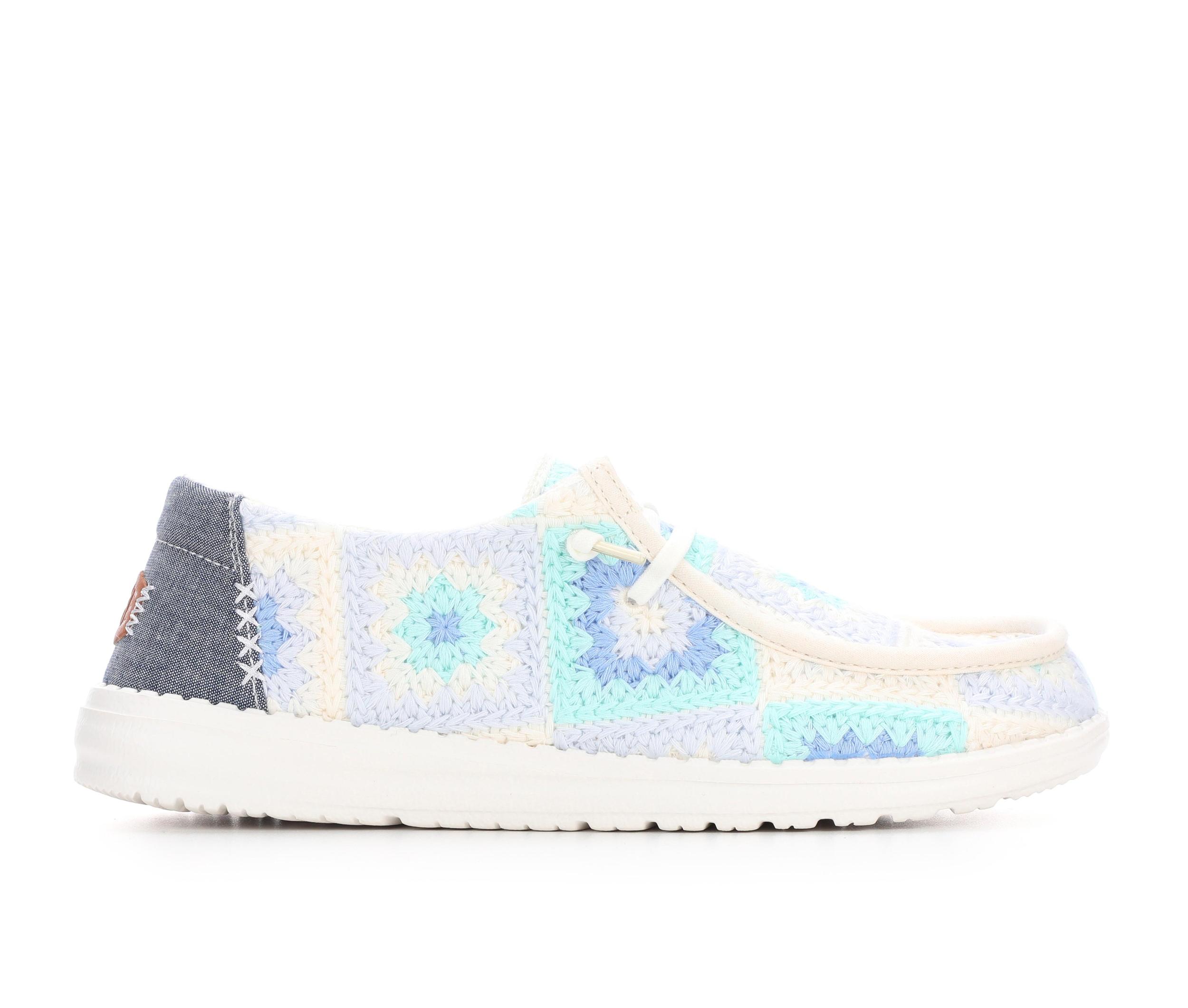 Women's HEYDUDE Wendy Cottage Crochet Casual Shoes Product Image
