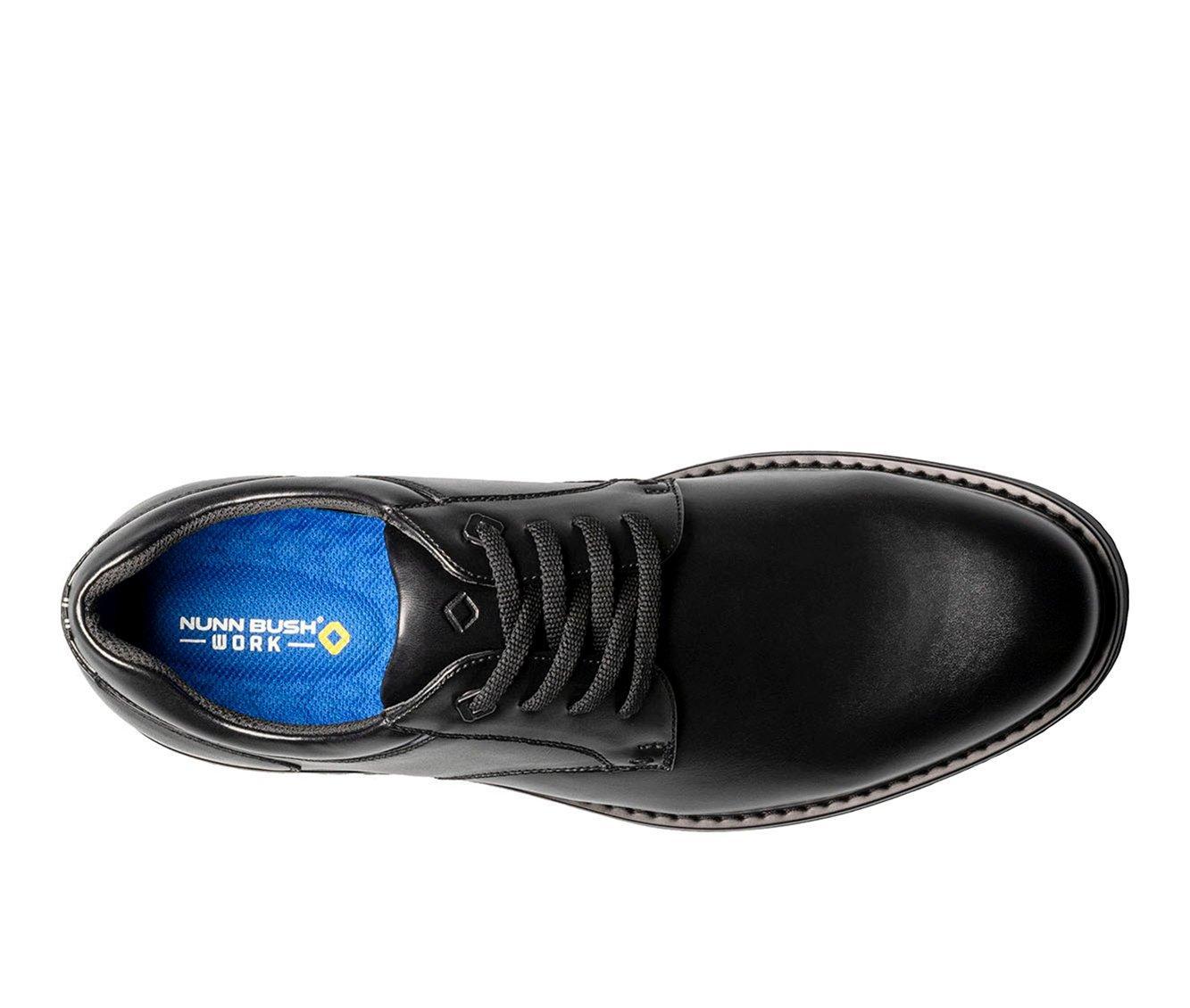 Men's Nunn Bush Wade Plain Toe Slip Resistant Work Oxfords Product Image