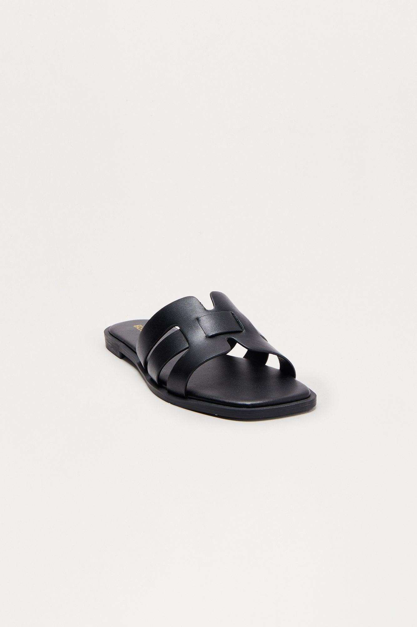 Belize Slip On Sandals - Black Product Image
