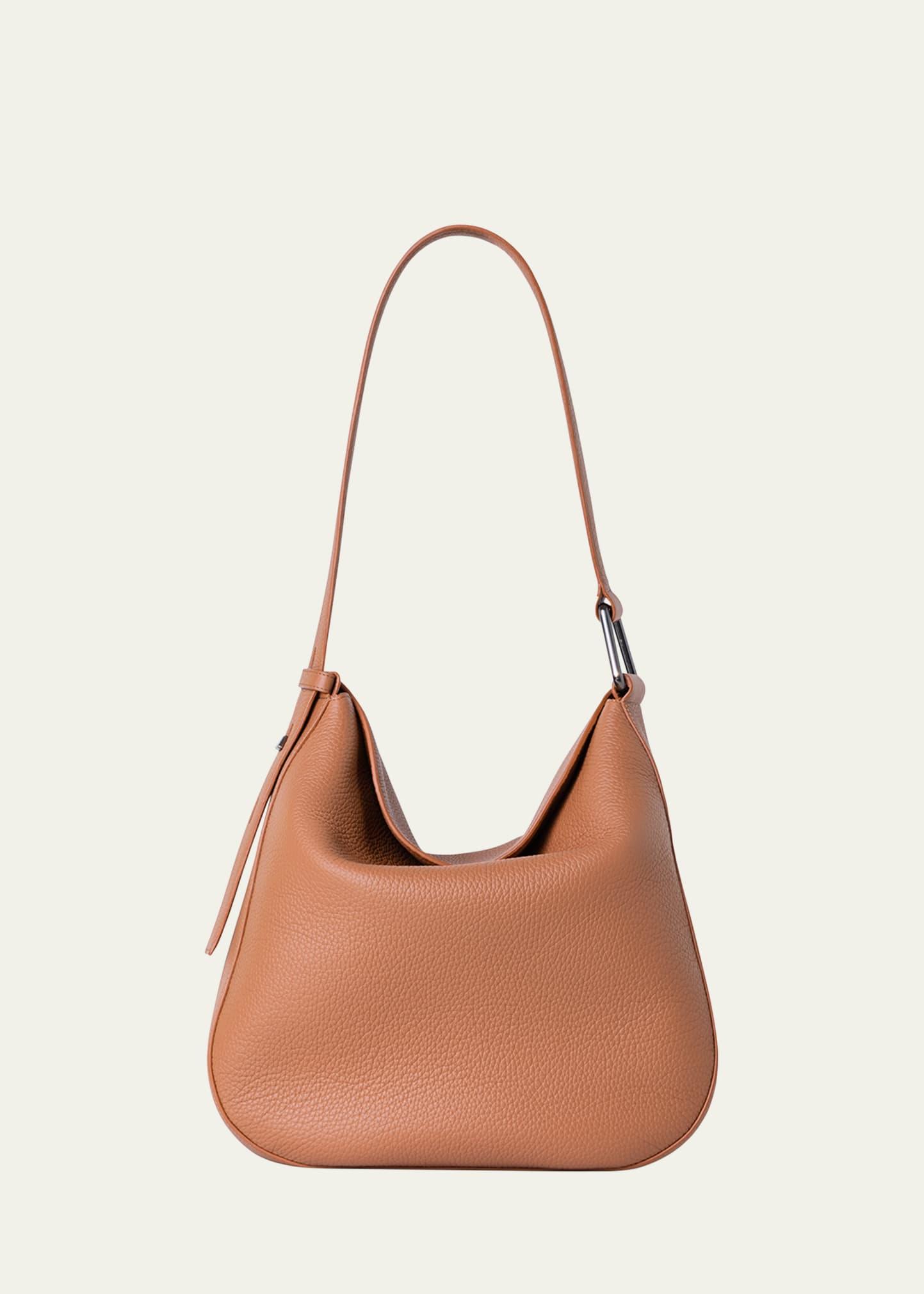Womens Medium Anna Leather Hobo Bag Product Image