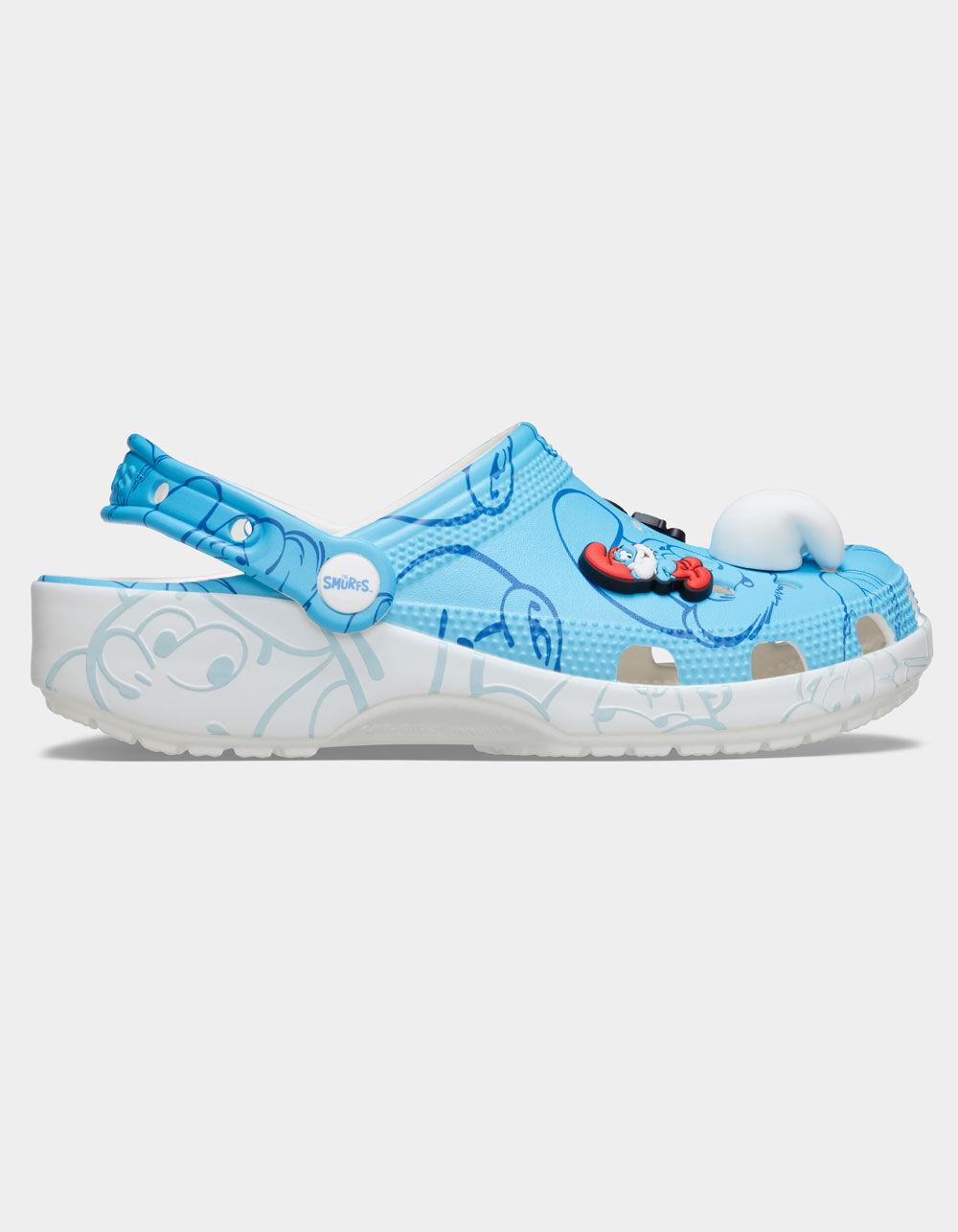 CROCS x Smurfs Classic Clogs - BLUE/WHITE Product Image