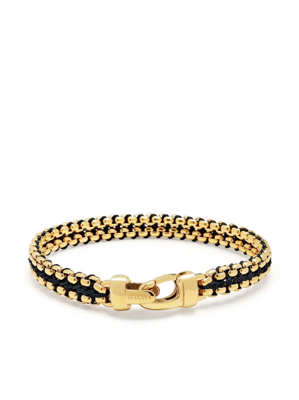 Woven 8mm Box Chain bracelet Product Image