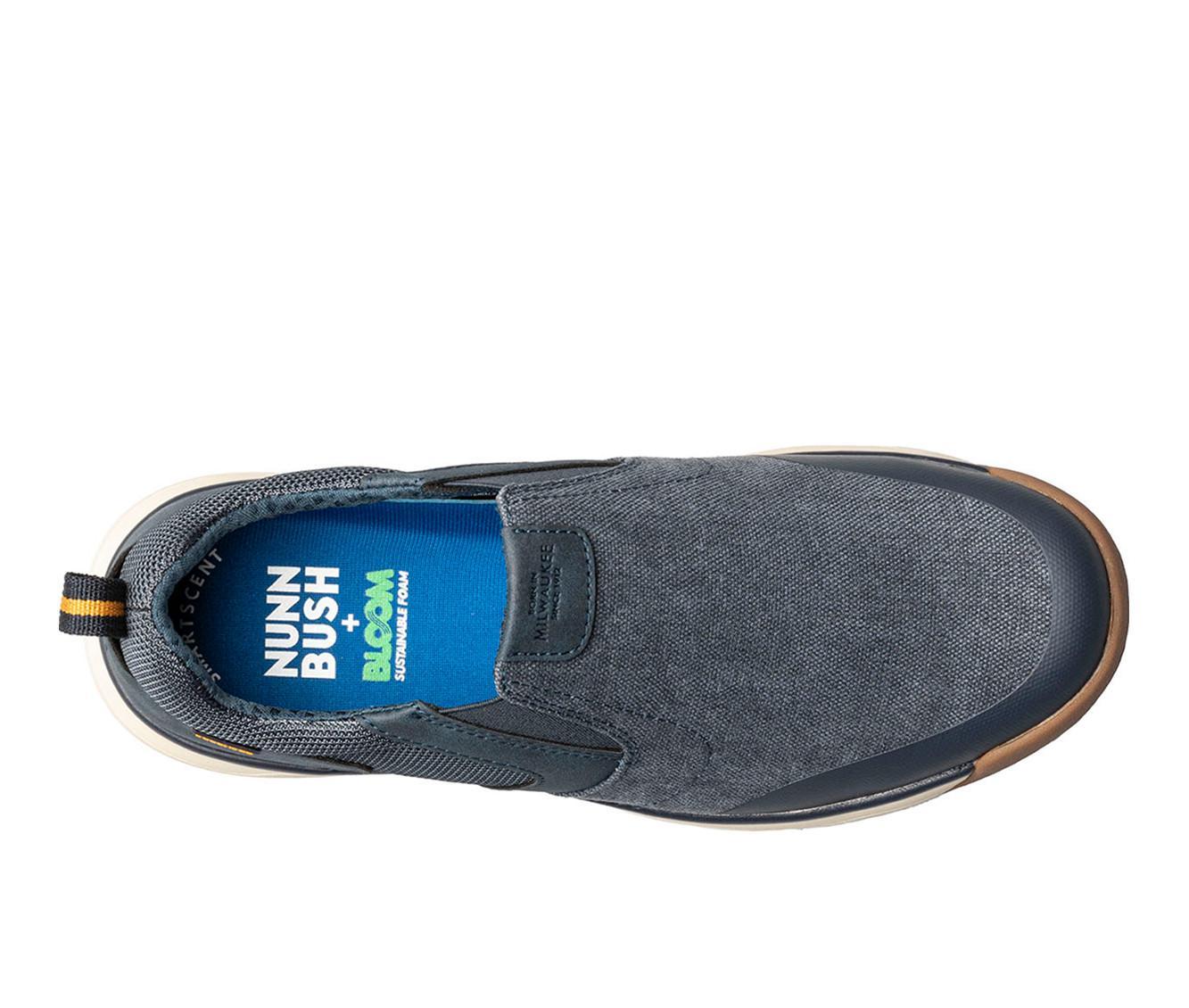 Men's Nunn Bush Sedona Canvas Moc Toe Slip-On Shoes Product Image