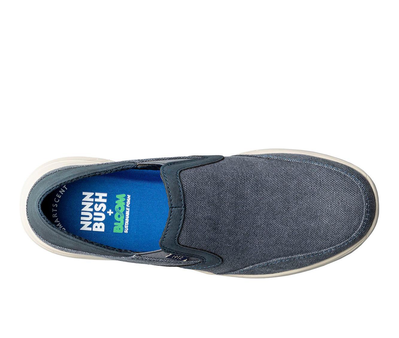 Men's Nunn Bush Conway EZ Canvas Moc Toe Slip On Shoes Product Image