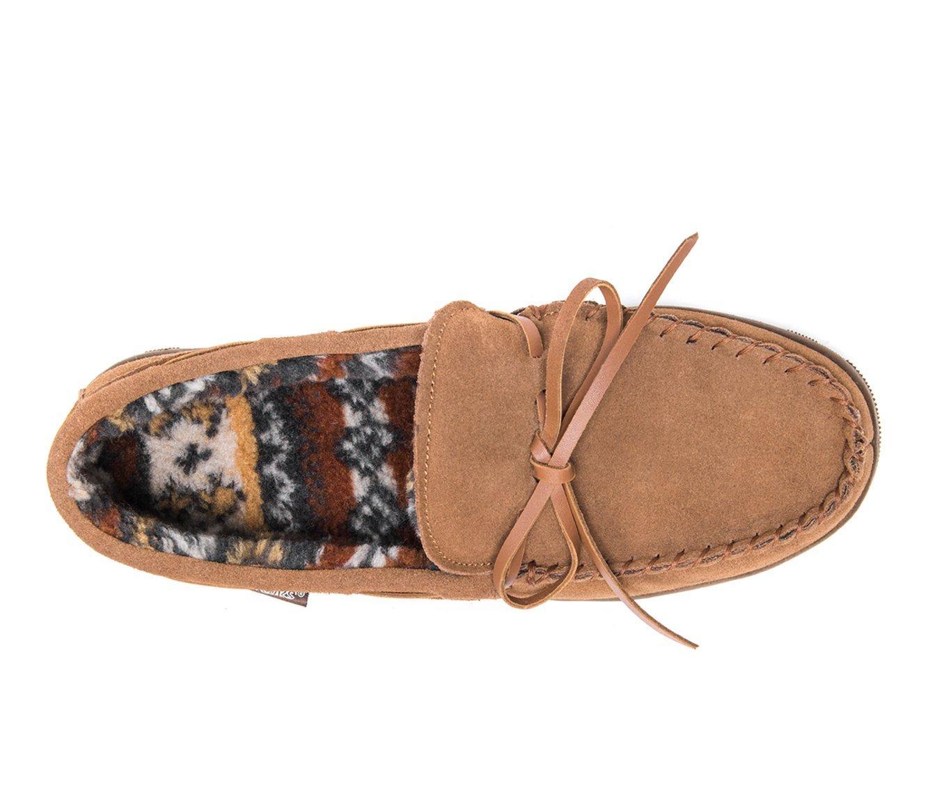 MUK LUKS Men's Paul Printed Berber Suede Moccasins Product Image