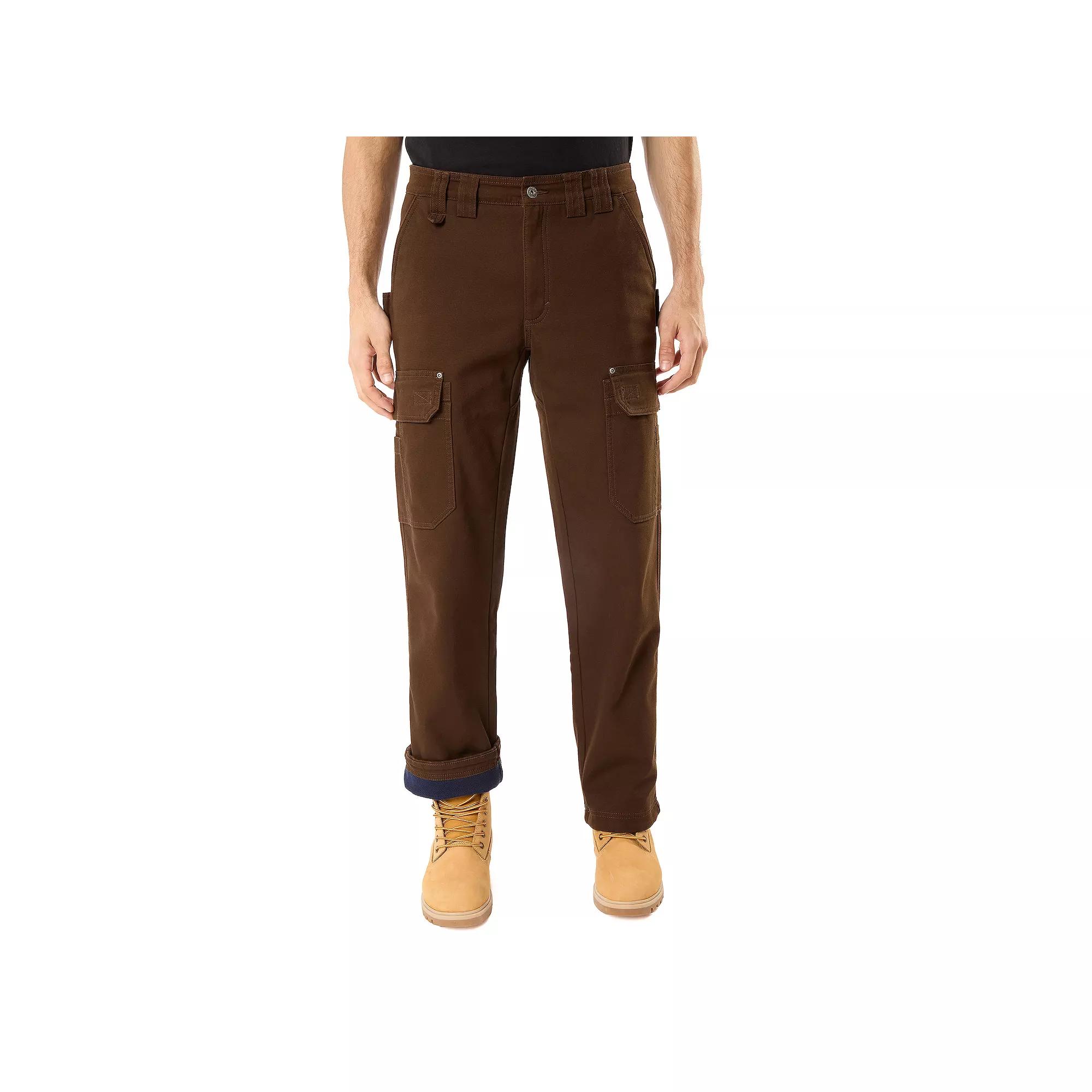Mens Smith's Workwear Duck Canvas Gusset Utility Cargo Carpenter Pants, Men's,  Product Image