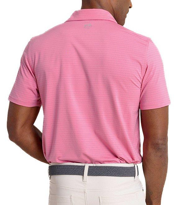 Southern Tide Brrr°-Eeze Claxton Stripe Short Sleeve Polo Shirt Product Image