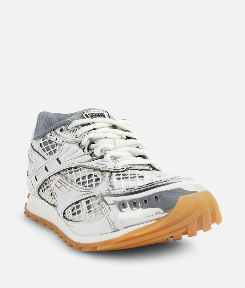 Women's Orbit Sneaker in Silver / White / Optic white rubber Product Image